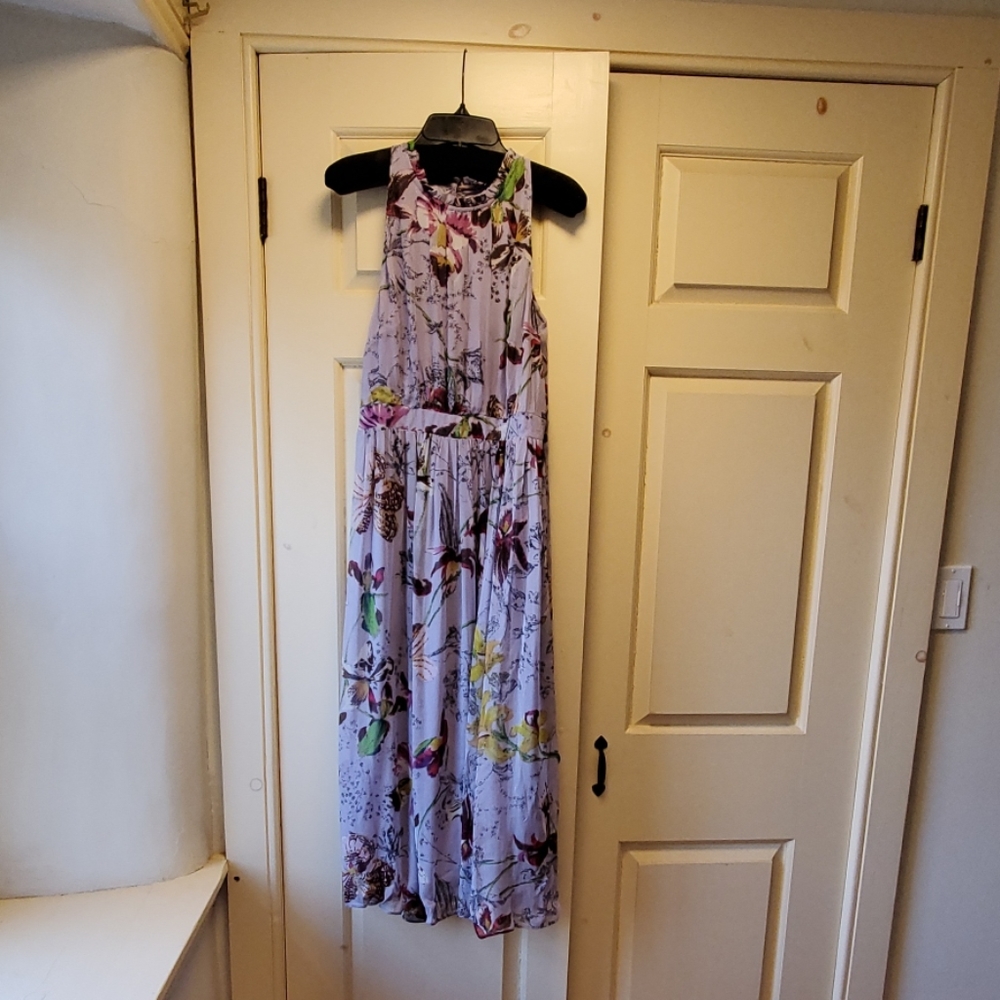 Anthropologie lilac sleeveless dress sz 4
